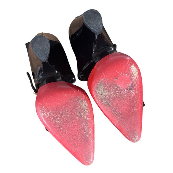 Auth. Vintage Chanel Patent Leather Mary Jane Pump Heels Size 36C W/Box - Picture 13 of 16